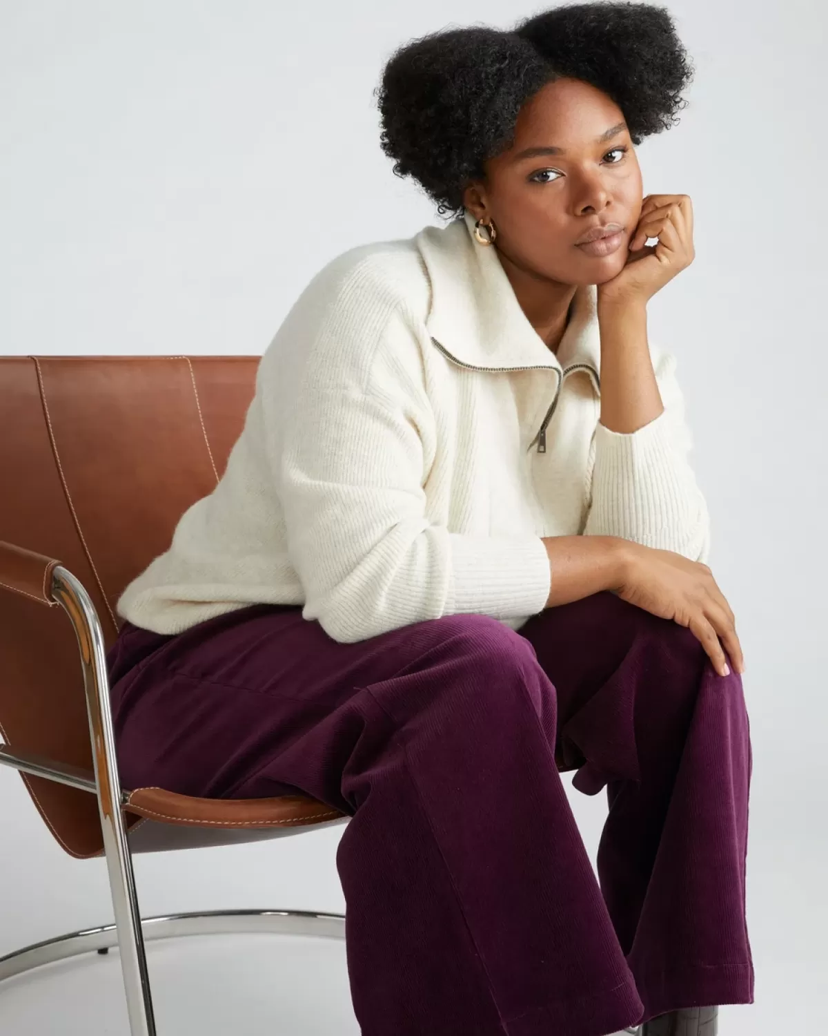 Half Zip Eco Blanket Sweater>Universal Standard Clearance