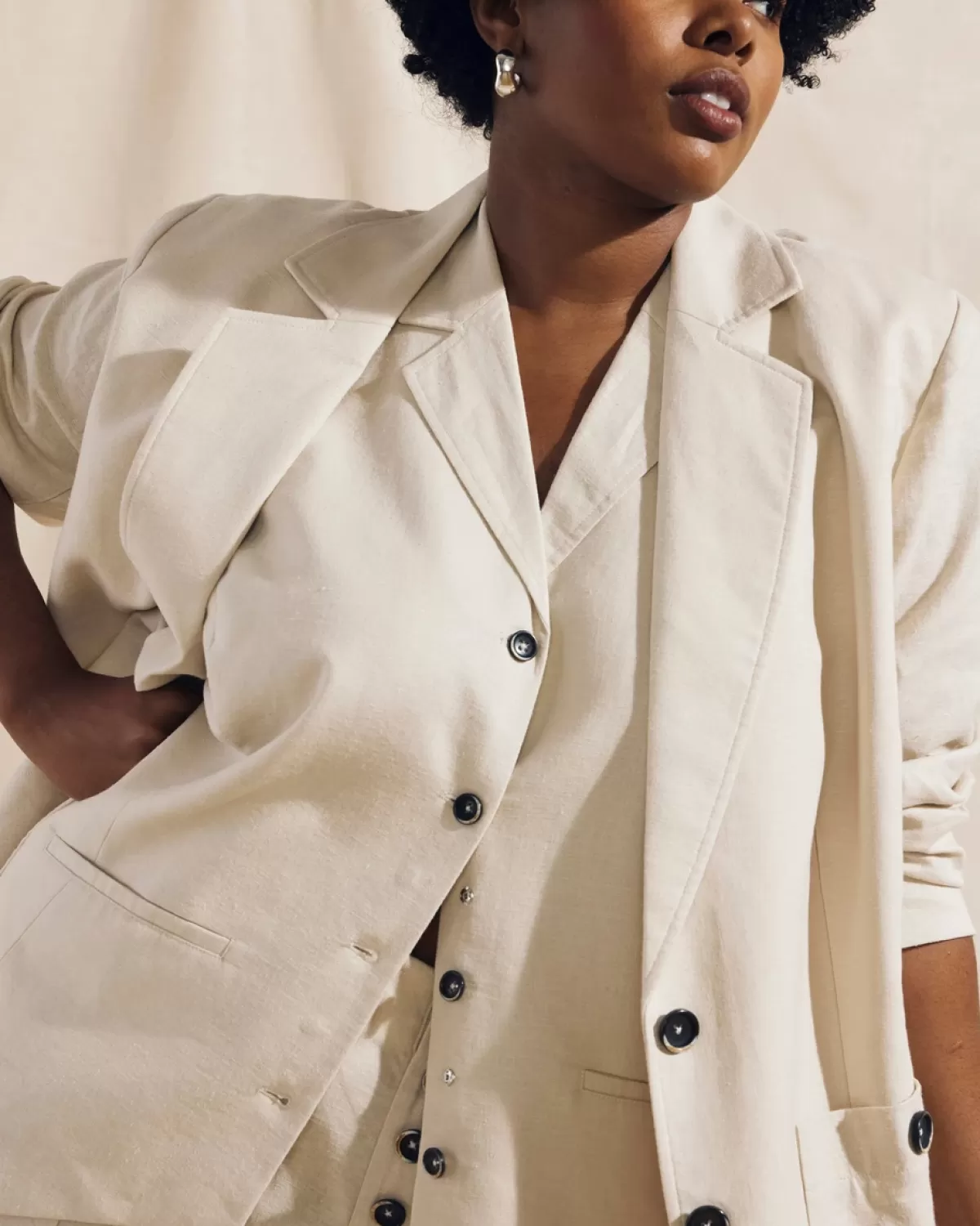 Hanover Linen Vest>Universal Standard Outlet
