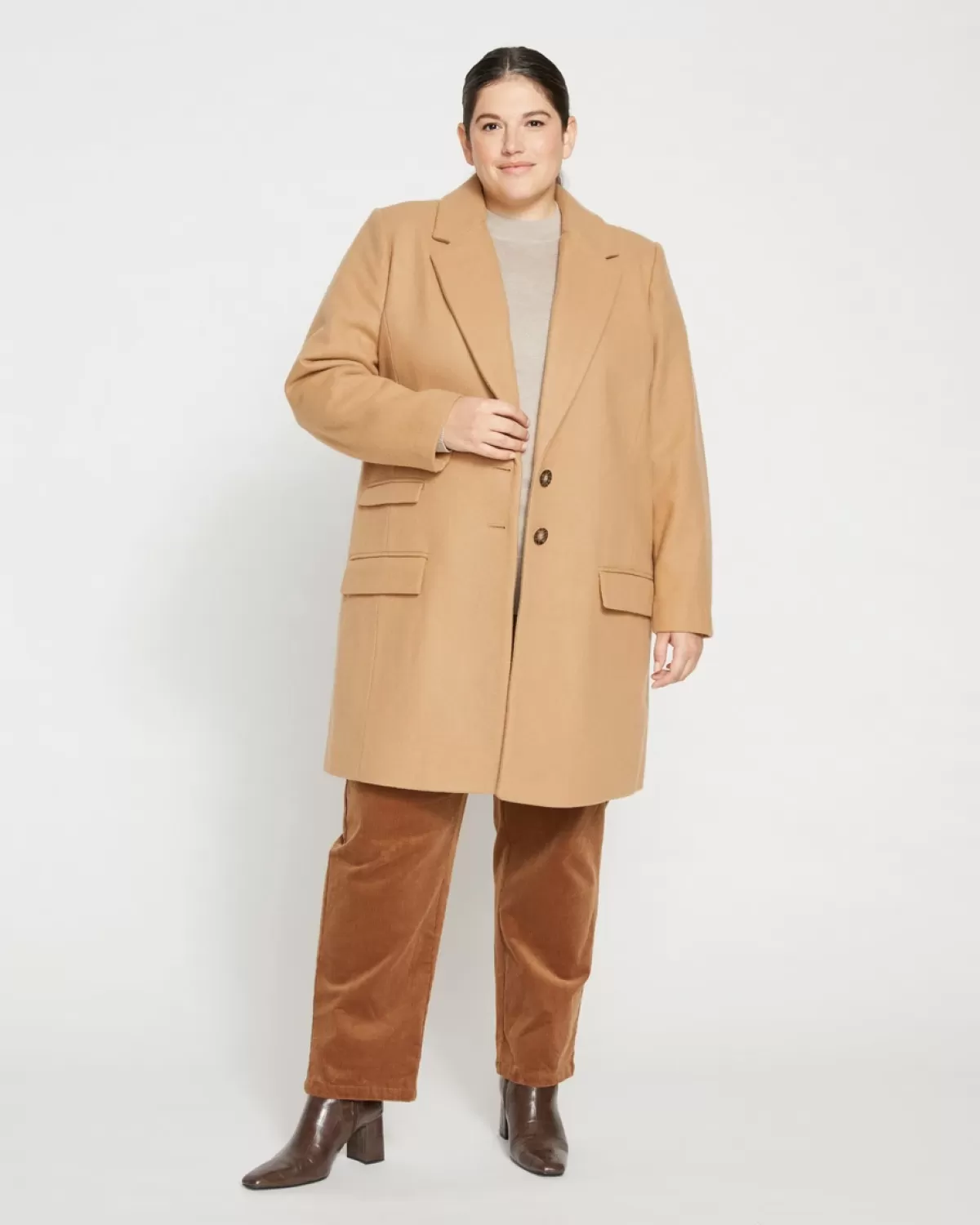 Harlow Classic Wool Coat>Universal Standard Cheap