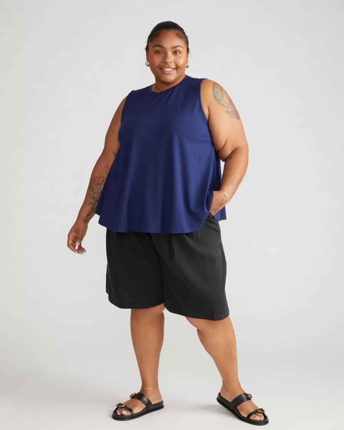 Heatwave Divine Jersey Flared Tank>Universal Standard Sale