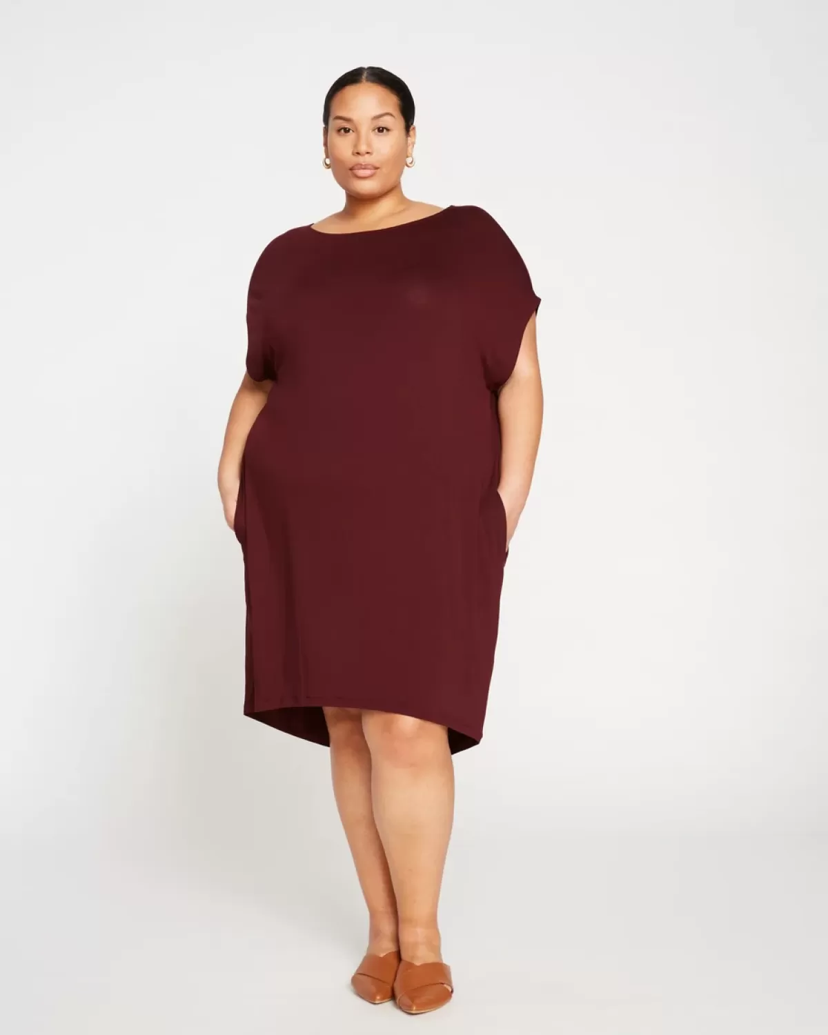 Helen Liquid Jersey Shift Dress>Universal Standard New