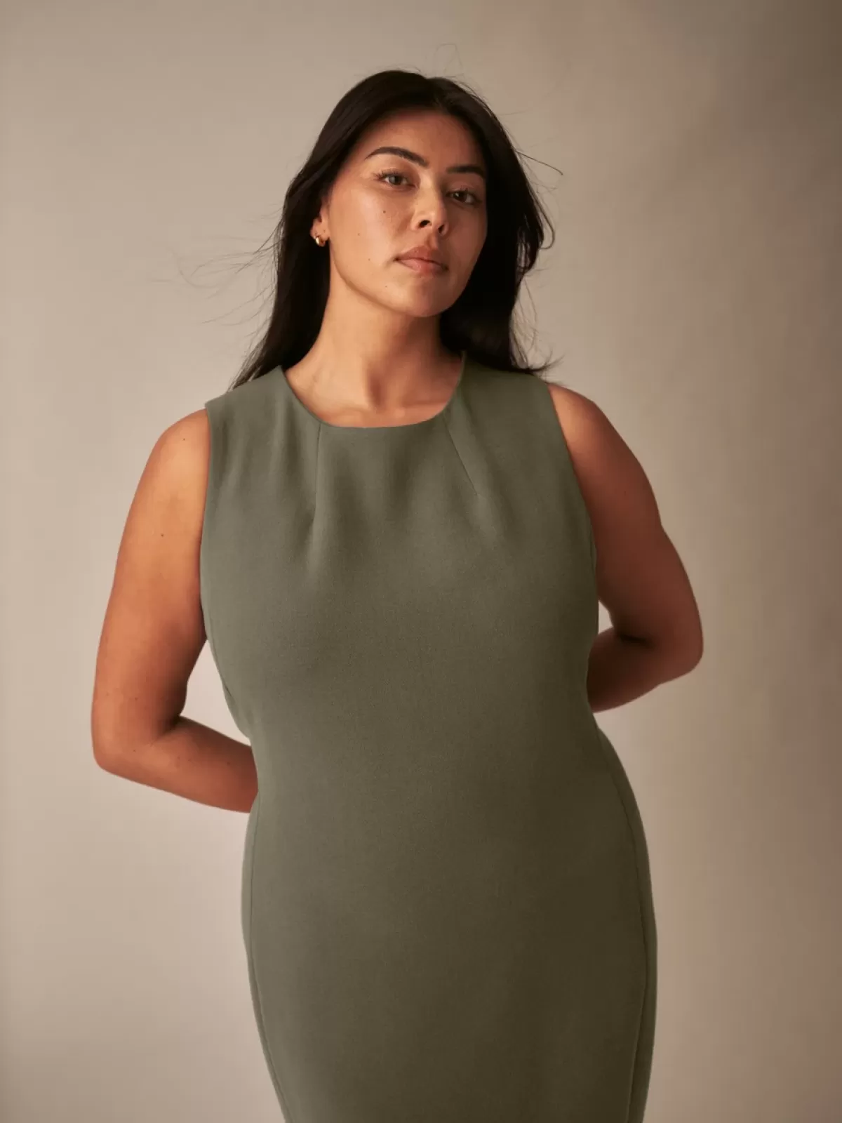 Henning X US Carlisle Crepe Dress>Universal Standard Discount