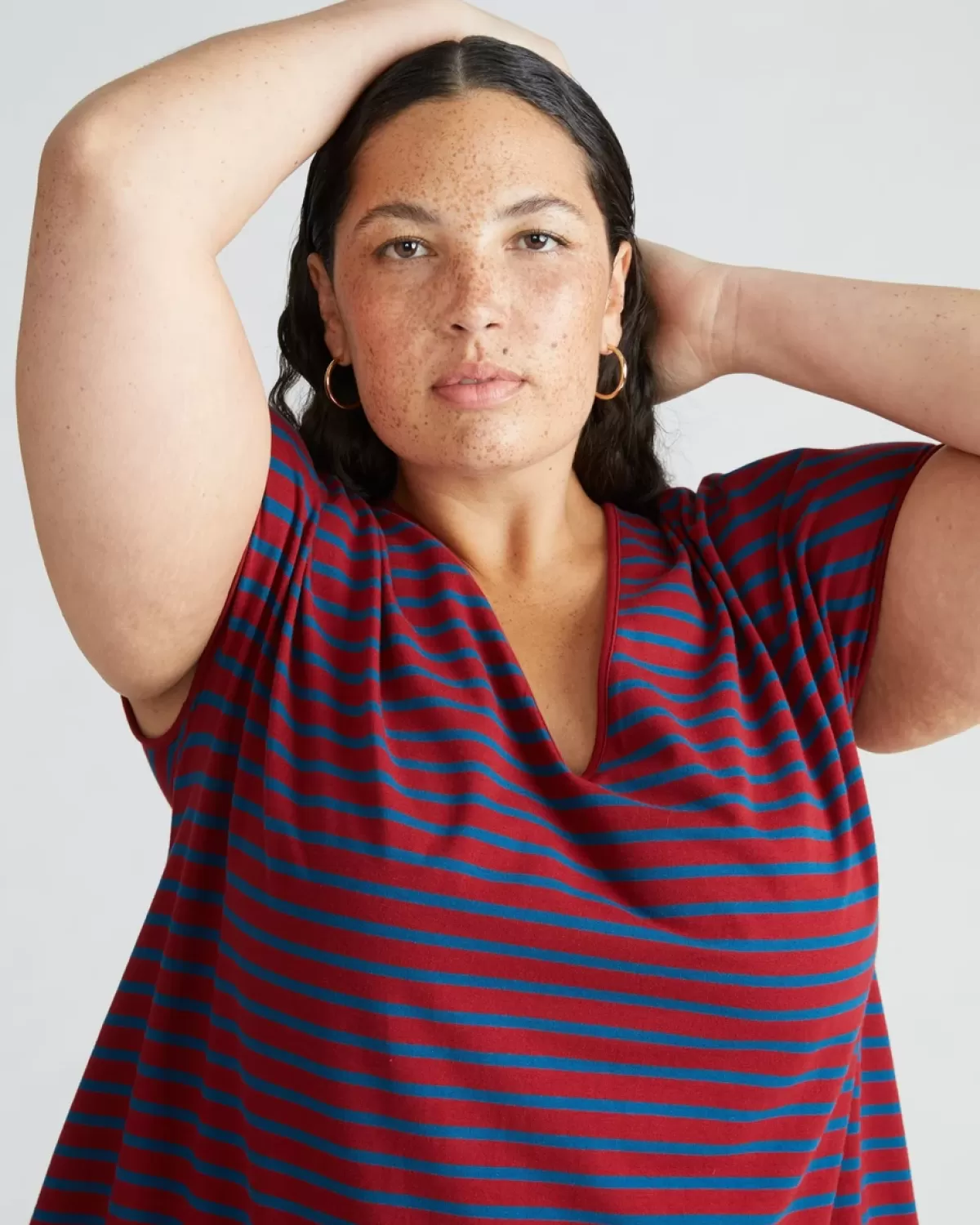 Iconic Geneva V-Neck Dress>Universal Standard Sale