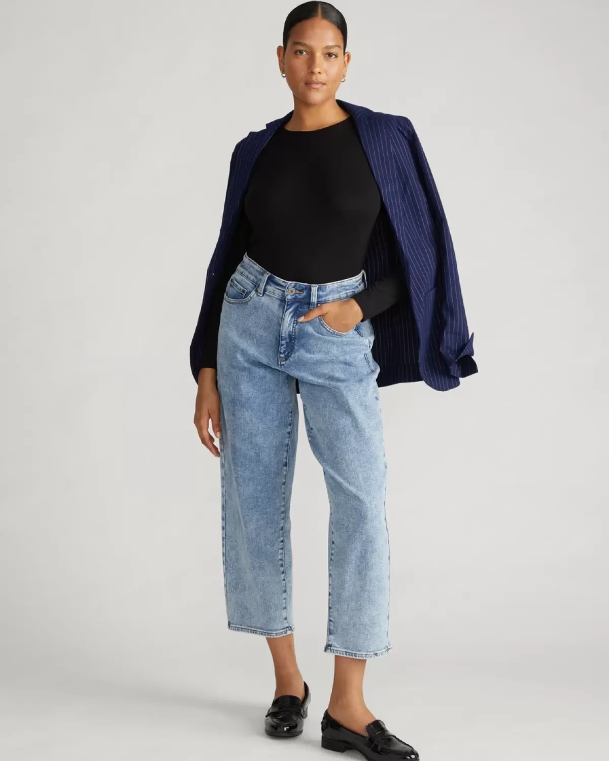 Joan Liquid Jersey Long Sleeve Top>Universal Standard Cheap
