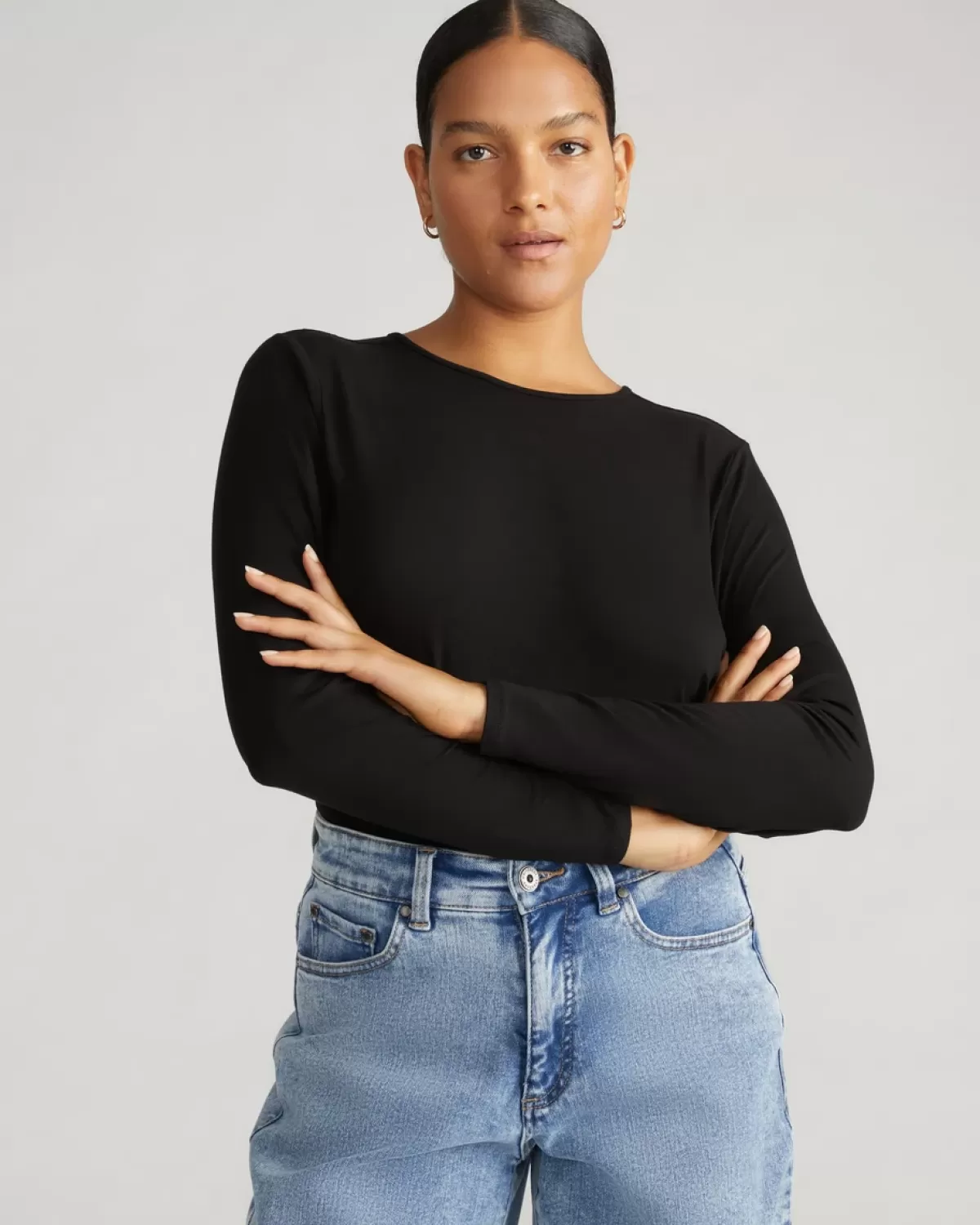 Joan Liquid Jersey Long Sleeve Top>Universal Standard Cheap