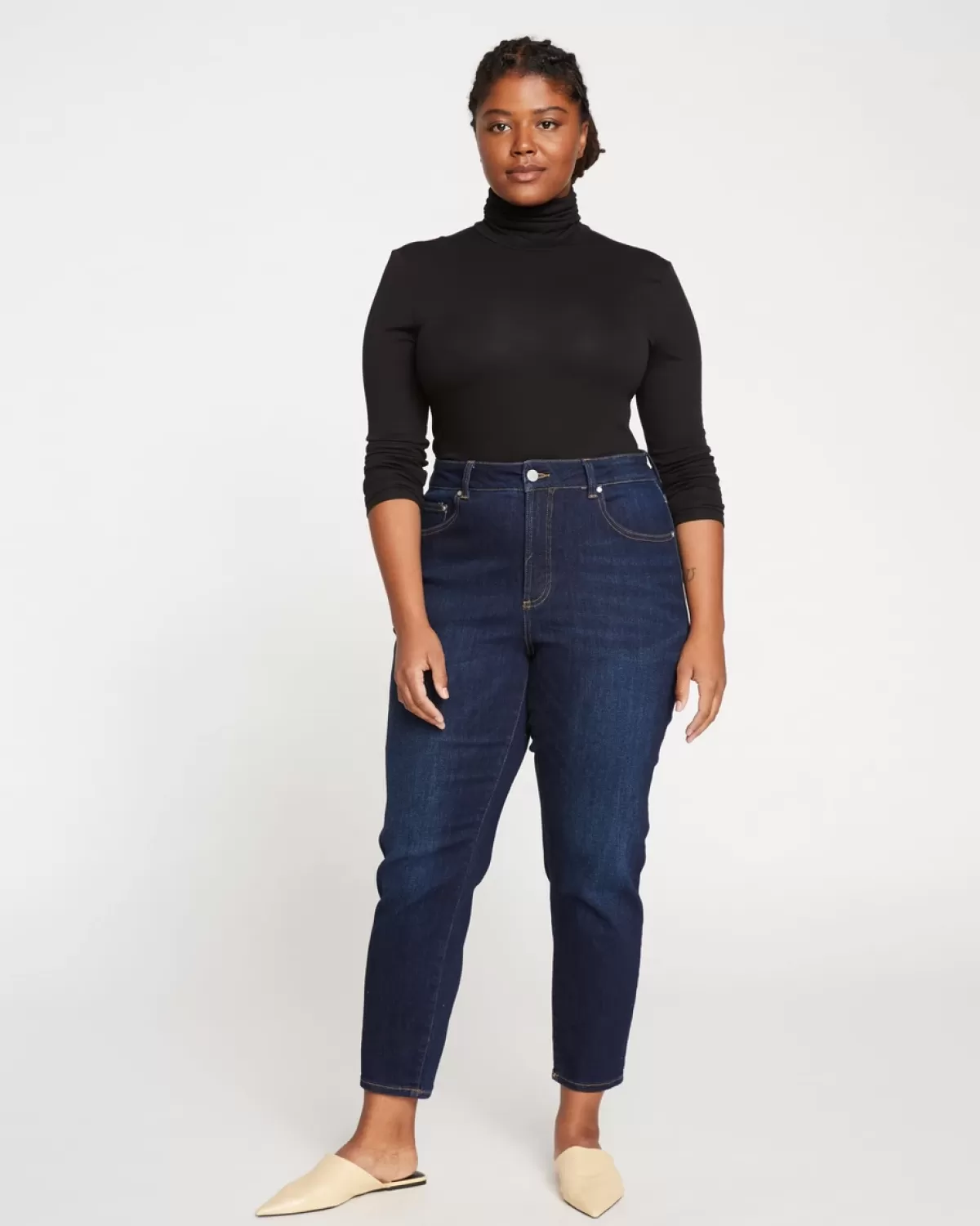 Joni High Rise Curve Slim Leg Jeans 27 Inch>Universal Standard Fashion