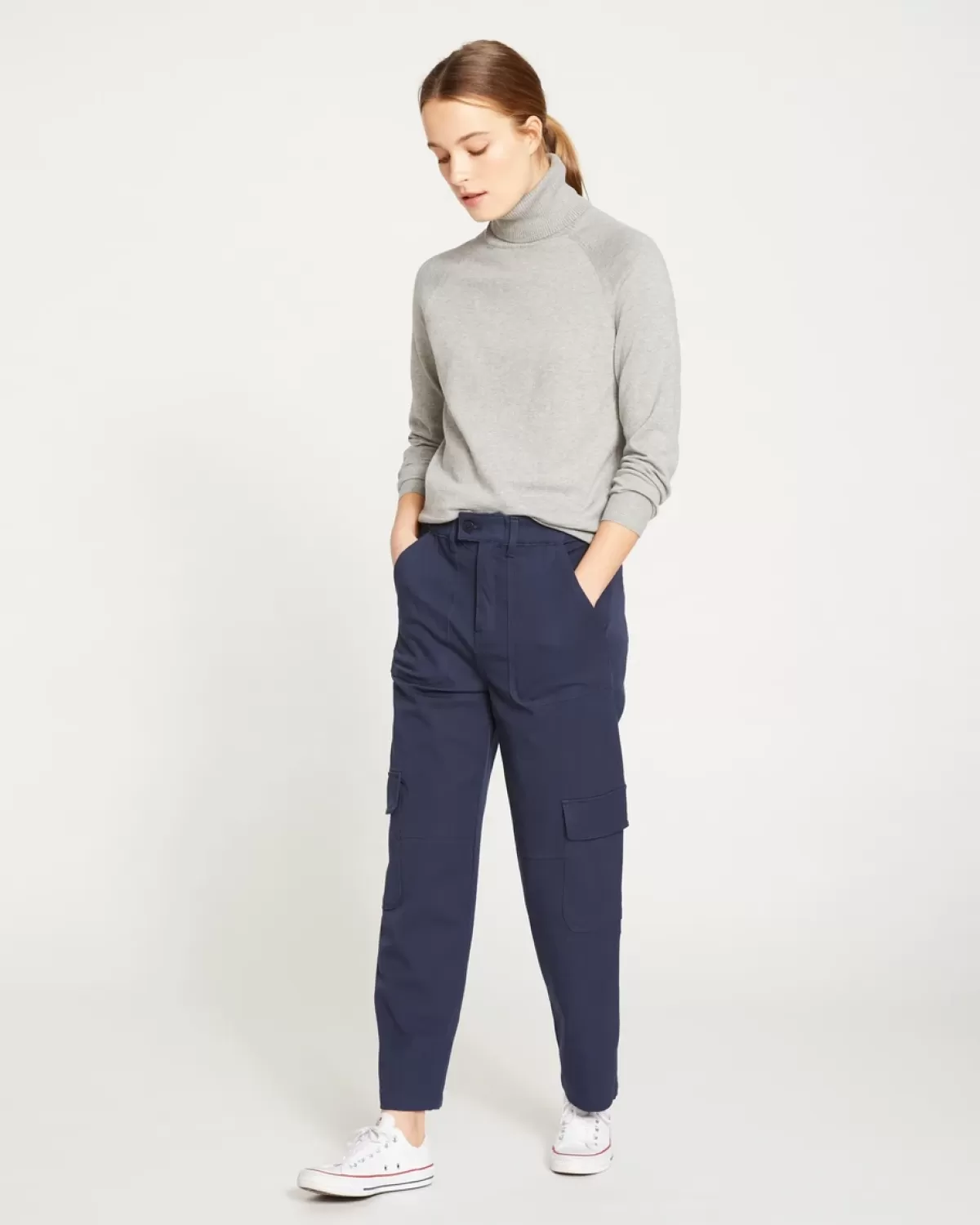 Karlee Stretch Cotton Twill Cargo Pants>Universal Standard Cheap