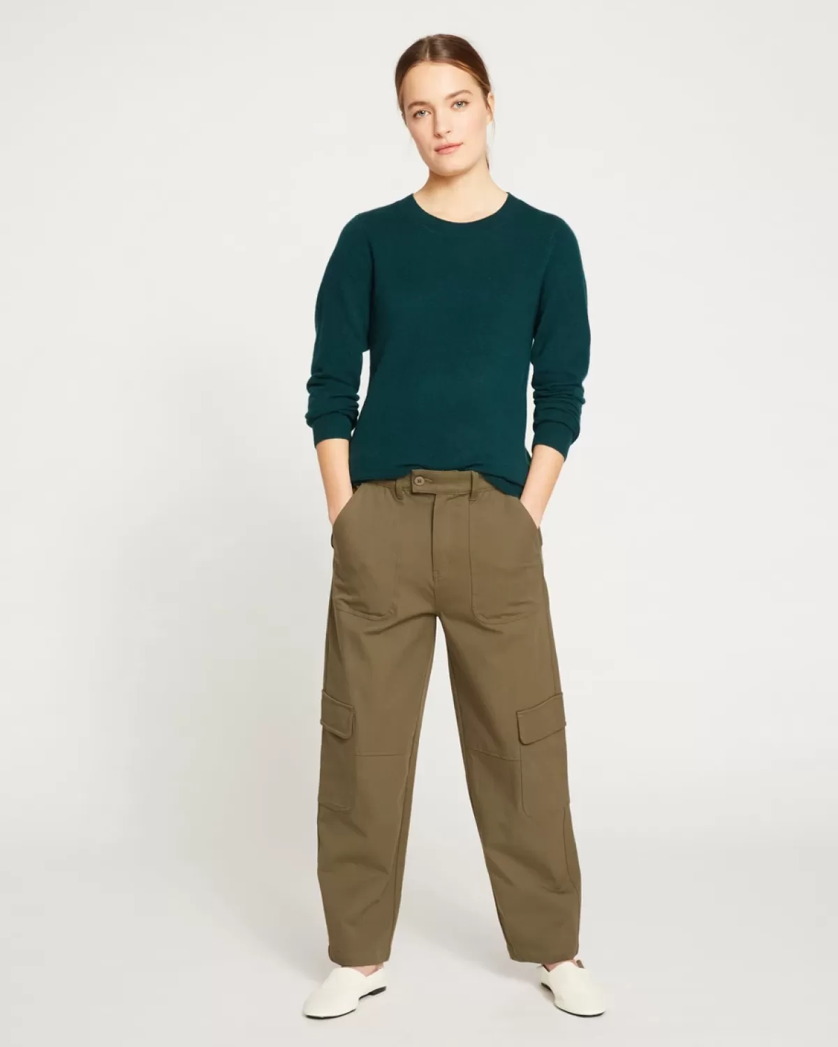 Karlee Stretch Cotton Twill Cargo Pants>Universal Standard Outlet