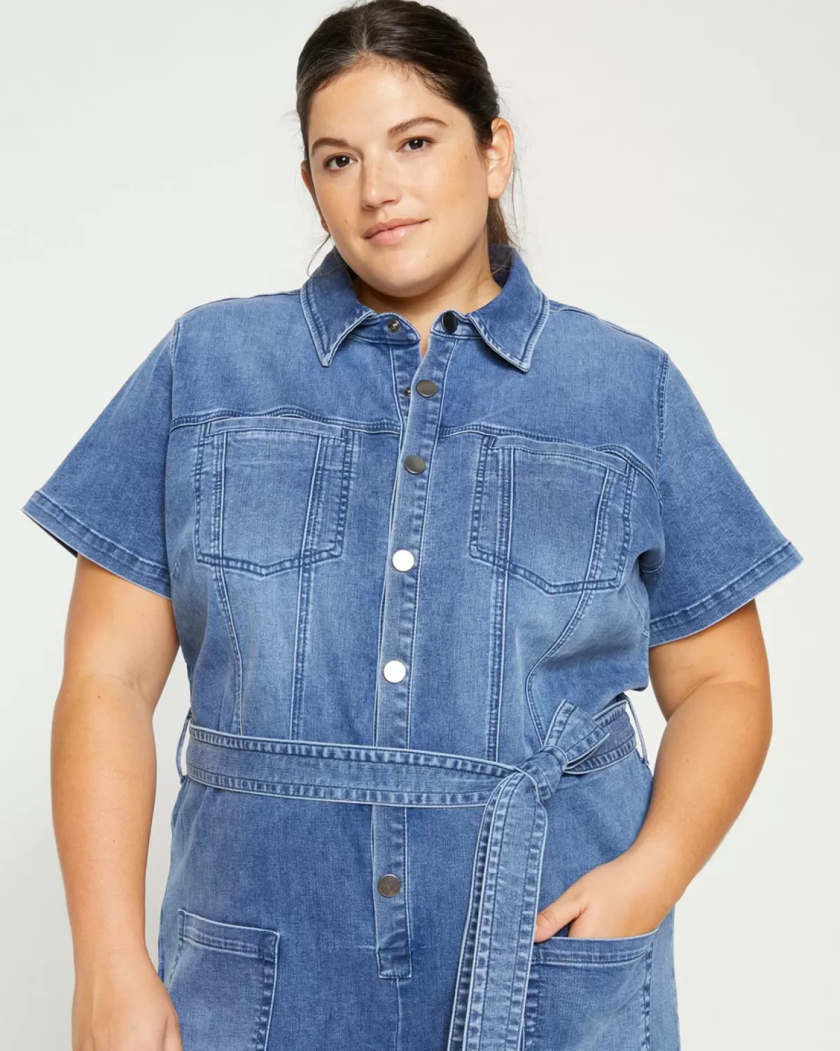 Kate Denim Jumpsuit>Universal Standard Shop