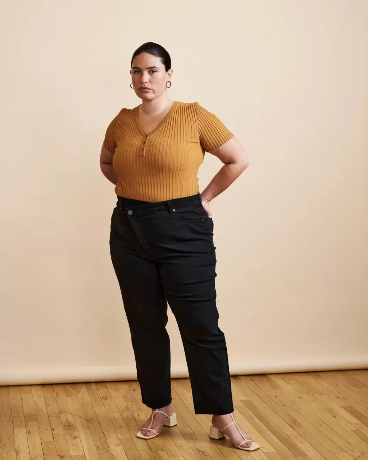 Katie High Rise Crossover Jeans>Universal Standard Clearance