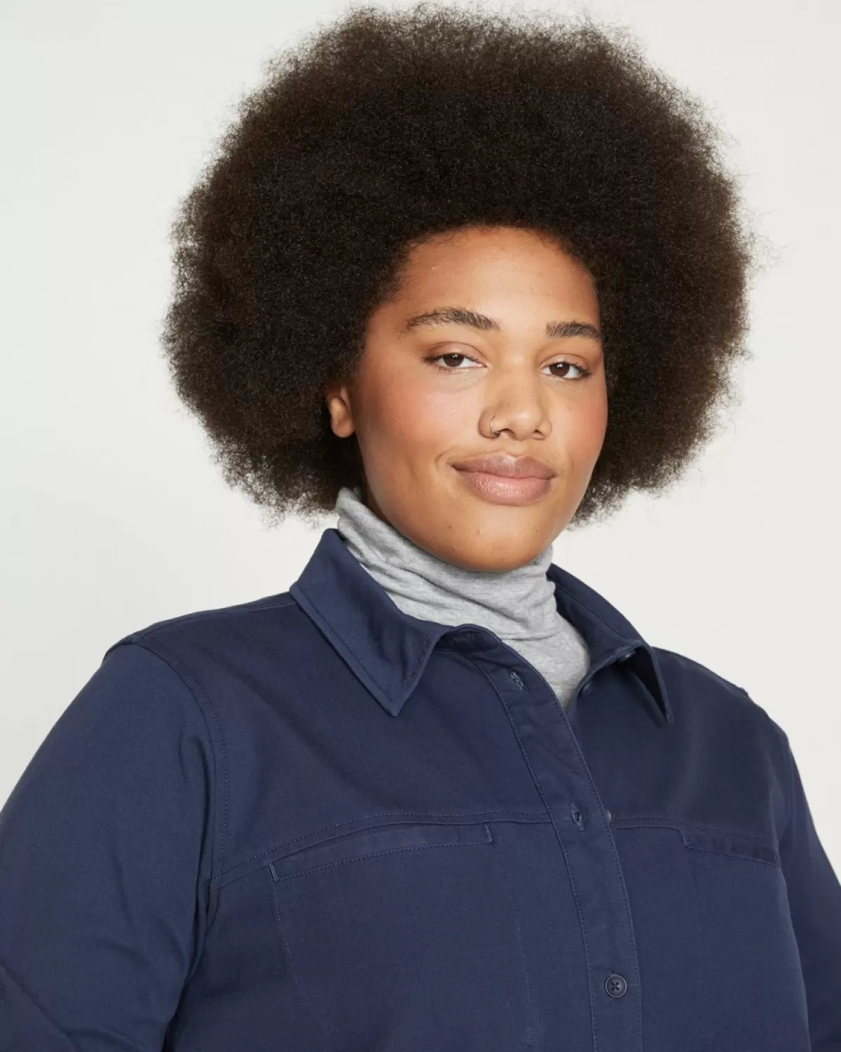 Kelly Stretch Cotton Twill Shirtdress>Universal Standard Online