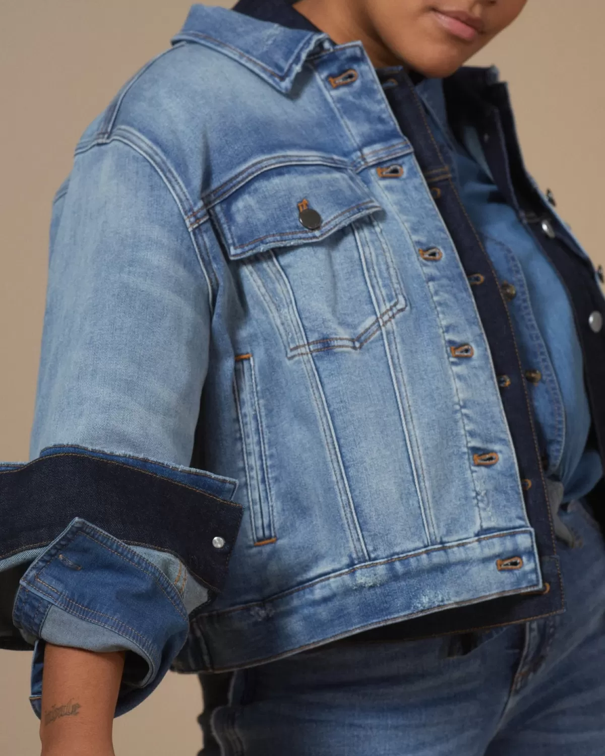 Kelsey Denim Jacket>Universal Standard New