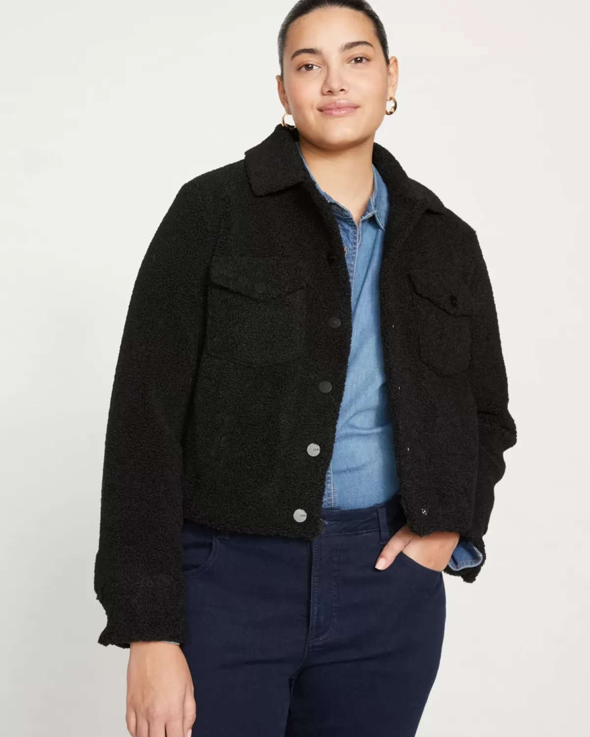Kelsey Teddy Jacket>Universal Standard Cheap