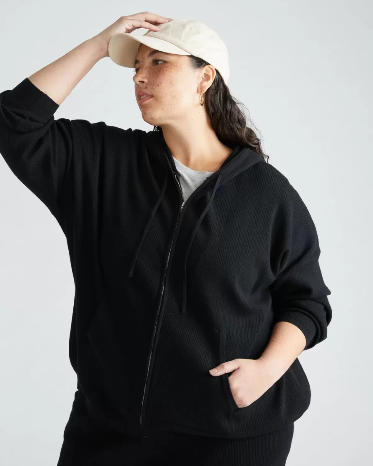 Knitted Mila Zip Hoodie>Universal Standard Sale
