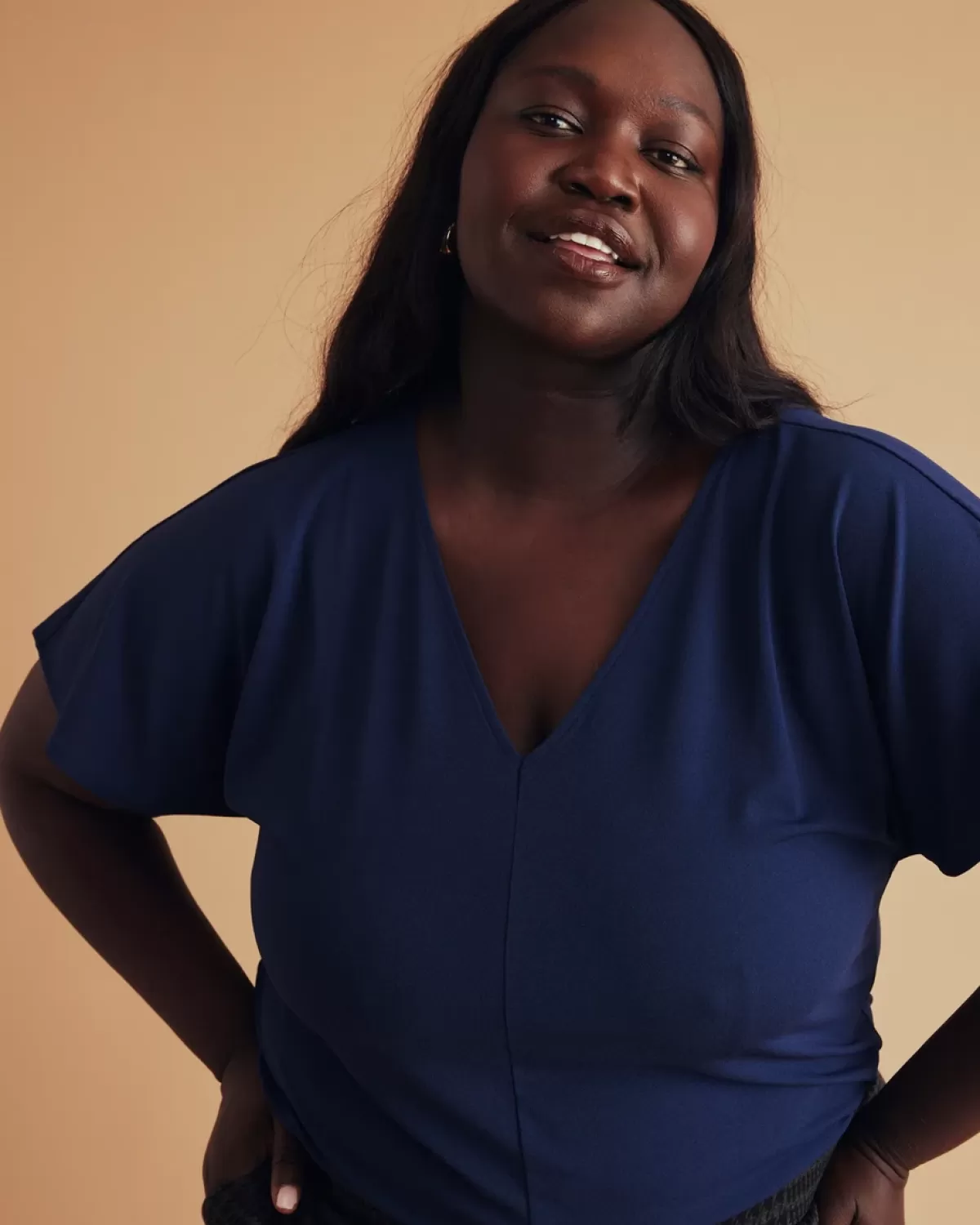 Lansbury Crepe Jersey Blouse>Universal Standard Best