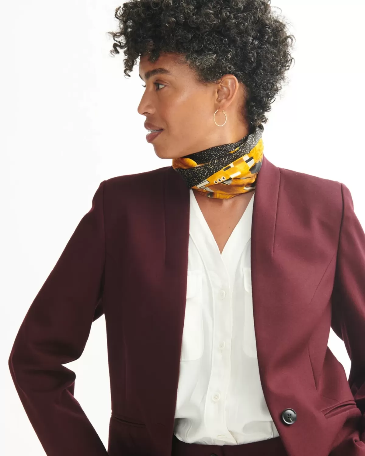 Lennox Collarless Ponte Blazer>Universal Standard Shop