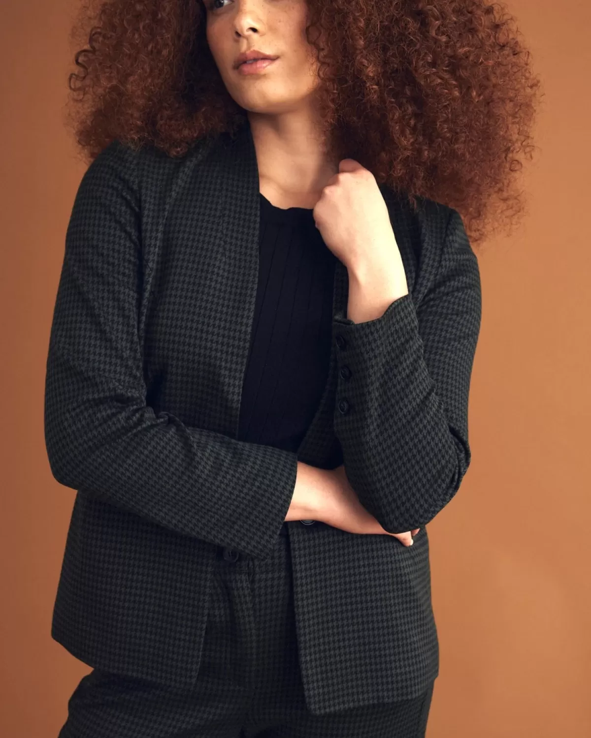 Lennox Collarless Ponte Blazer>Universal Standard Sale