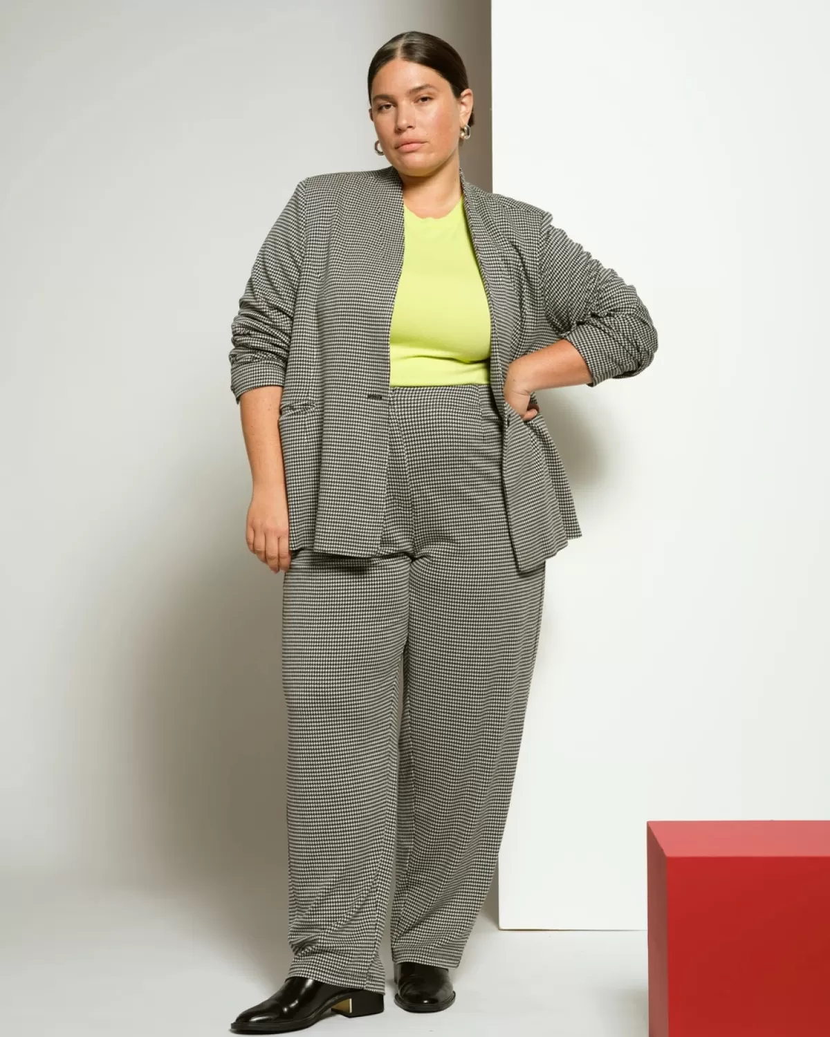 Lennox Collarless Ponte Blazer>Universal Standard Cheap