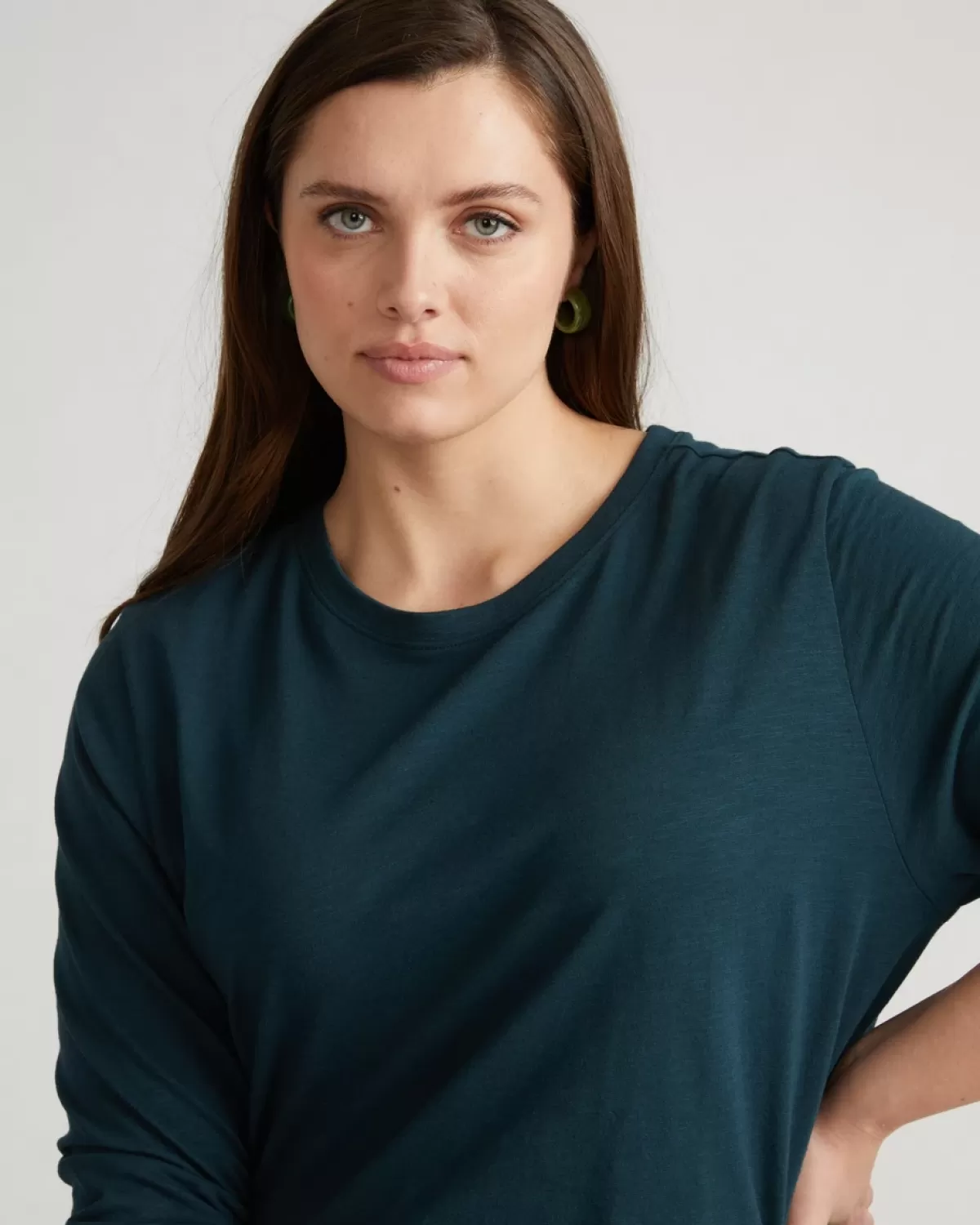 Light-As-Air Long Sleeve Crew Neck Tee>Universal Standard Discount