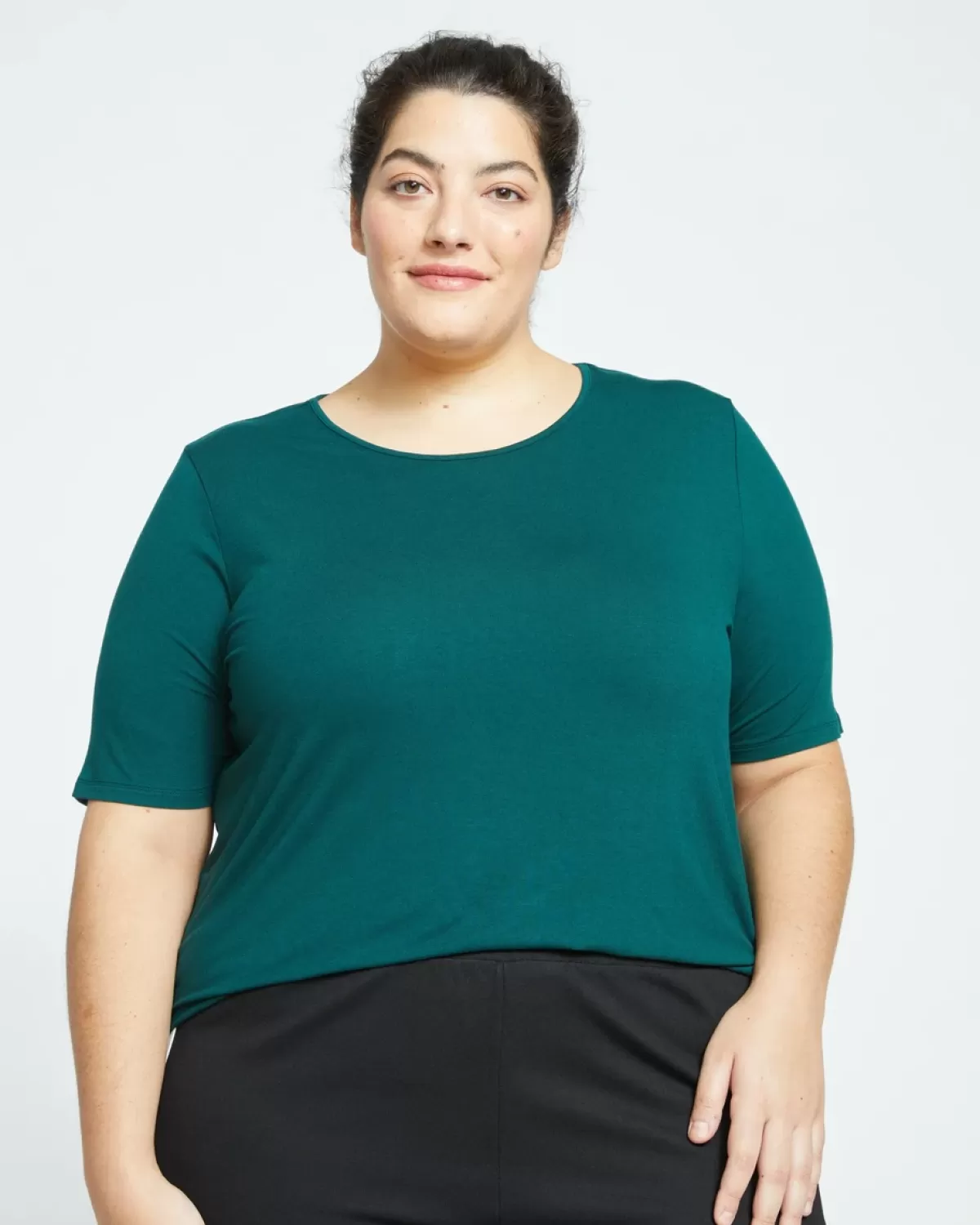 Lily Liquid Jersey Crew Neck Stovepipe Tee>Universal Standard Cheap