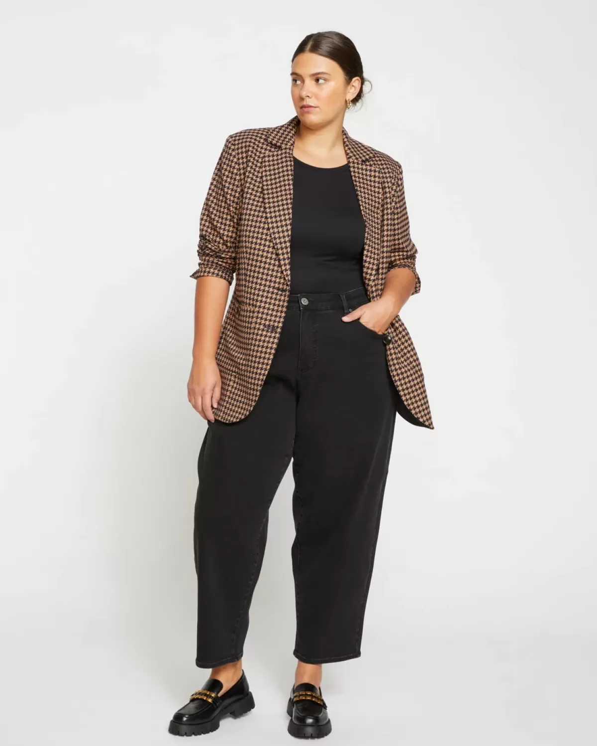 Lou High Rise Barrel Leg Jeans>Universal Standard Sale