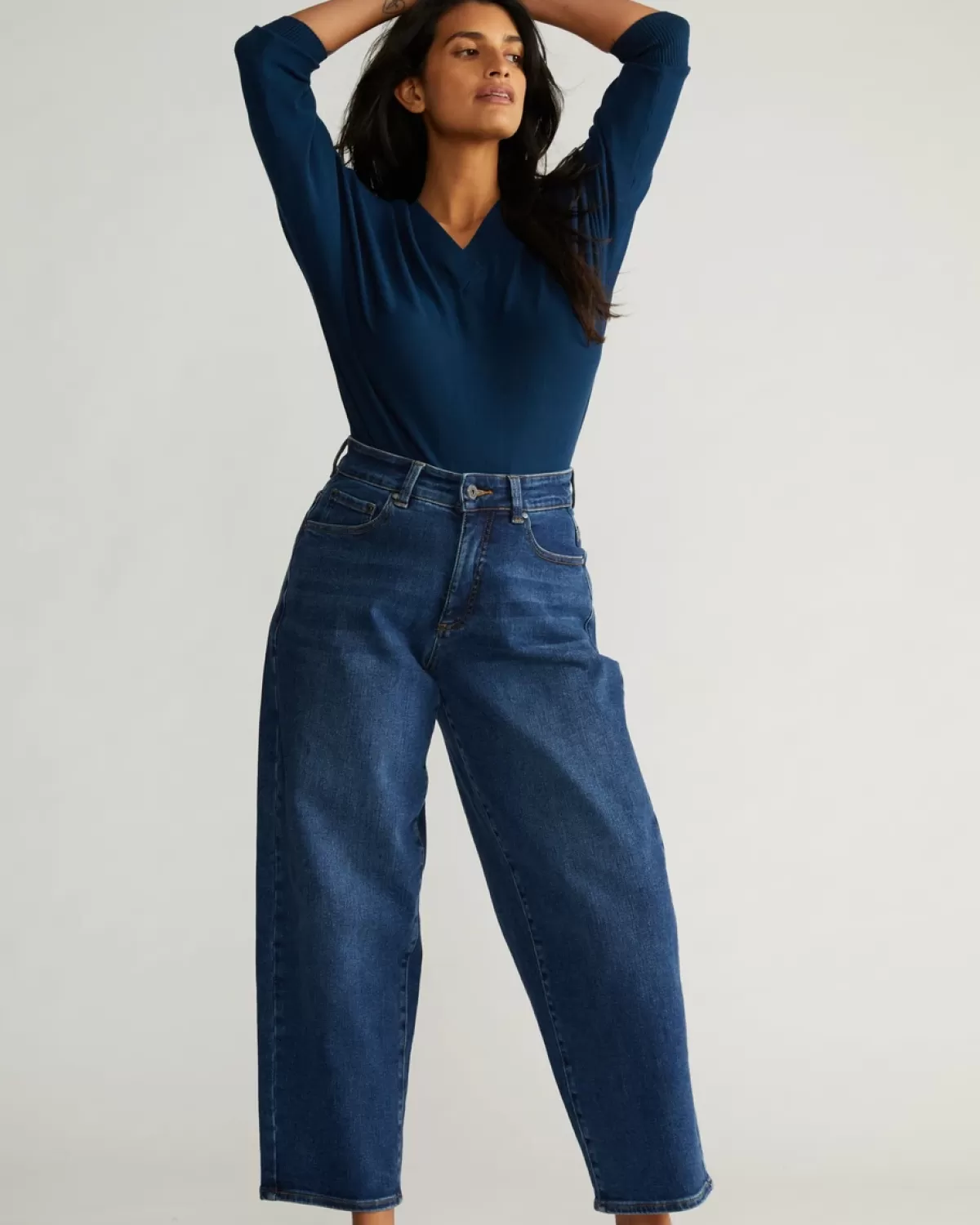 Lou High Rise Barrel Leg Jeans>Universal Standard Hot