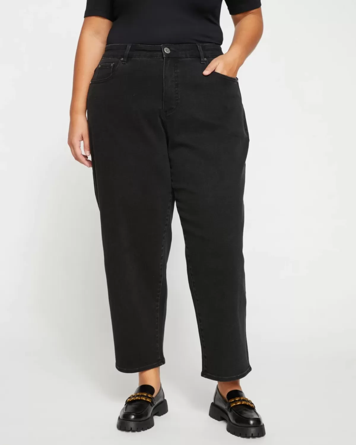 Lou High Rise Barrel Leg Jeans>Universal Standard Sale