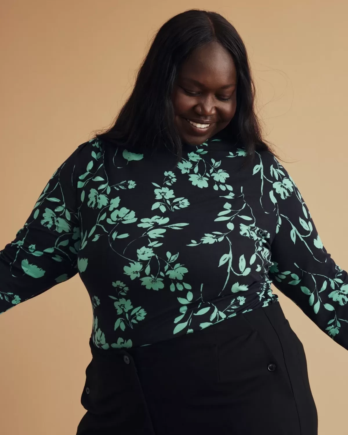 Louise Long Sleeve Liquid Jersey Top>Universal Standard Cheap