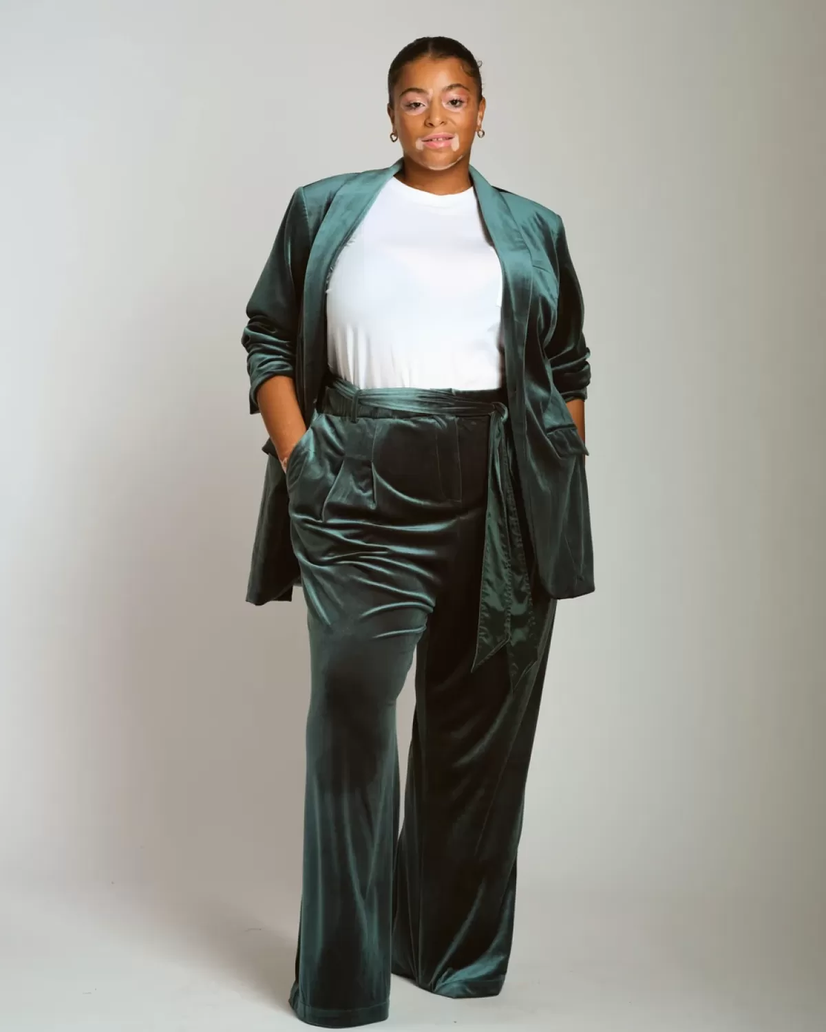 Luxe Belted Velvet Pant>Universal Standard Cheap