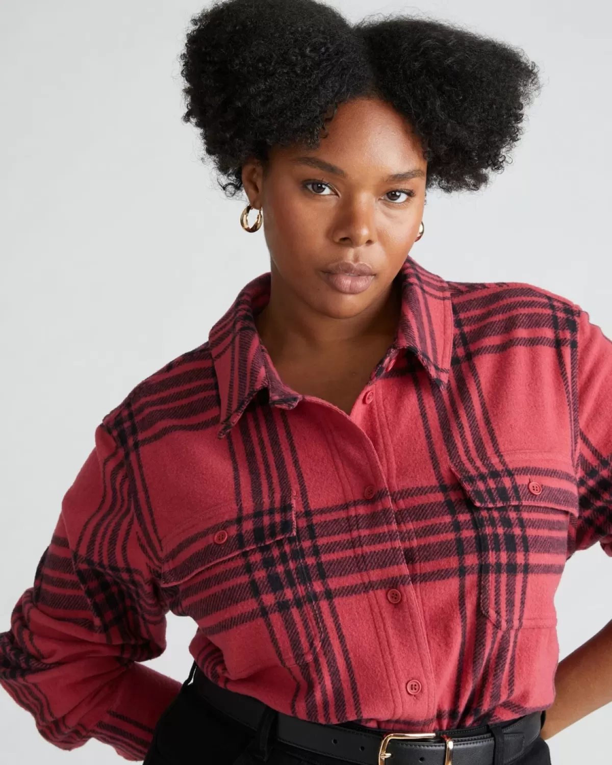 Maine Stretch Flannel Shirt>Universal Standard Cheap