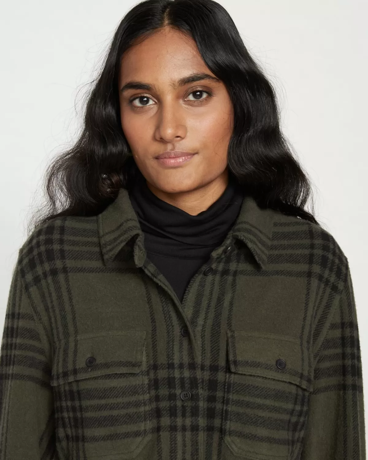 Maine Stretch Flannel Shirt>Universal Standard Shop
