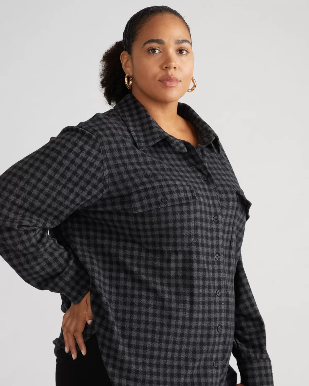 Maine Stretch Flannel Shirt>Universal Standard Cheap