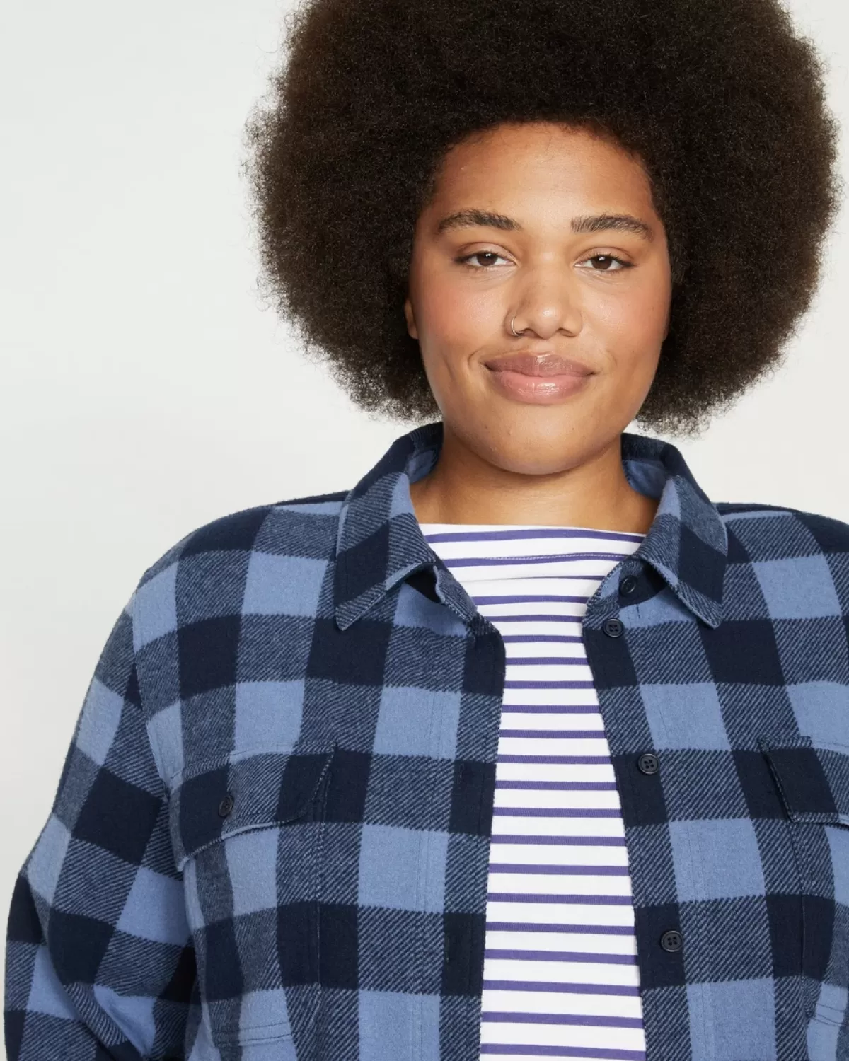Maine Stretch Flannel Shirt>Universal Standard Best