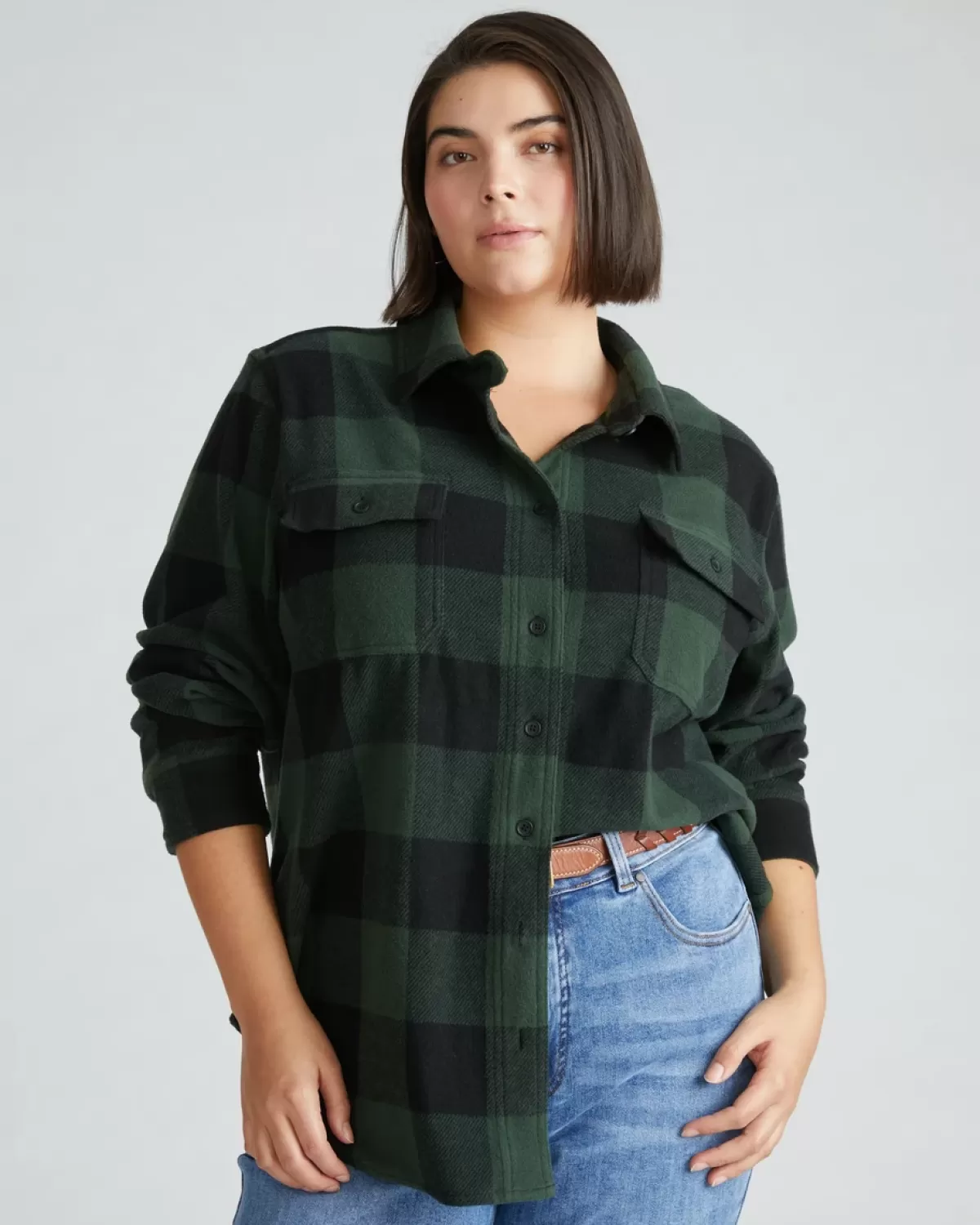 Maine Stretch Flannel Shirt>Universal Standard Fashion