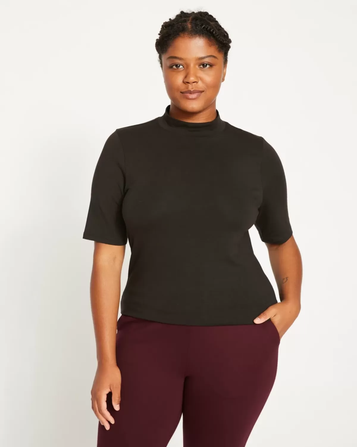 Modern Mock Neck Tee>Universal Standard Clearance