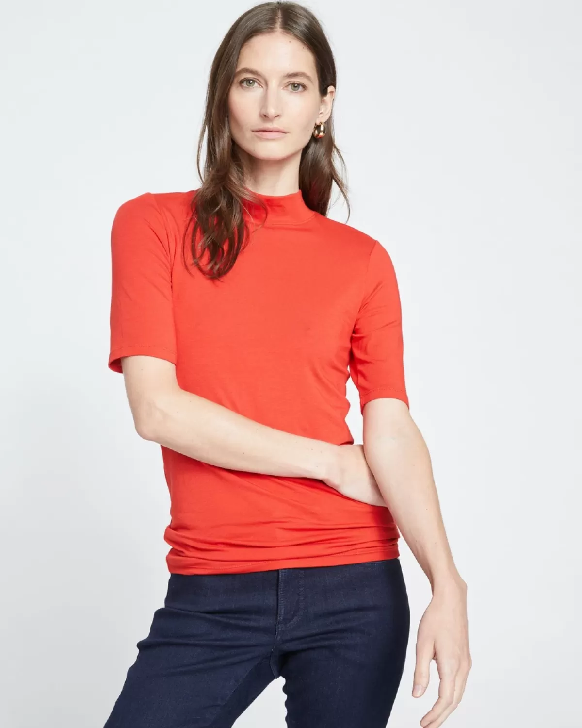Modern Mock Neck Tee>Universal Standard Cheap