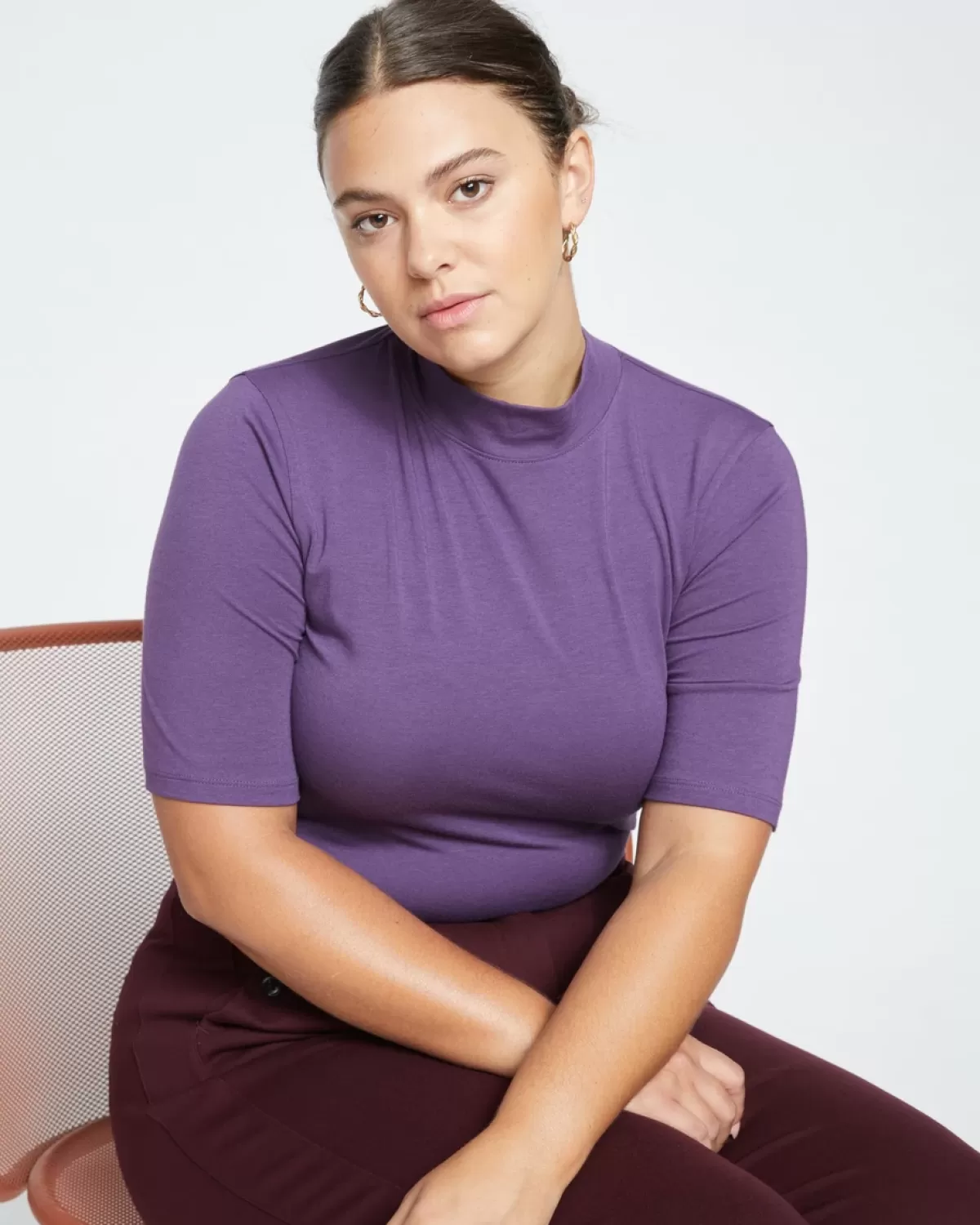 Modern Mock Neck Tee>Universal Standard Best Sale