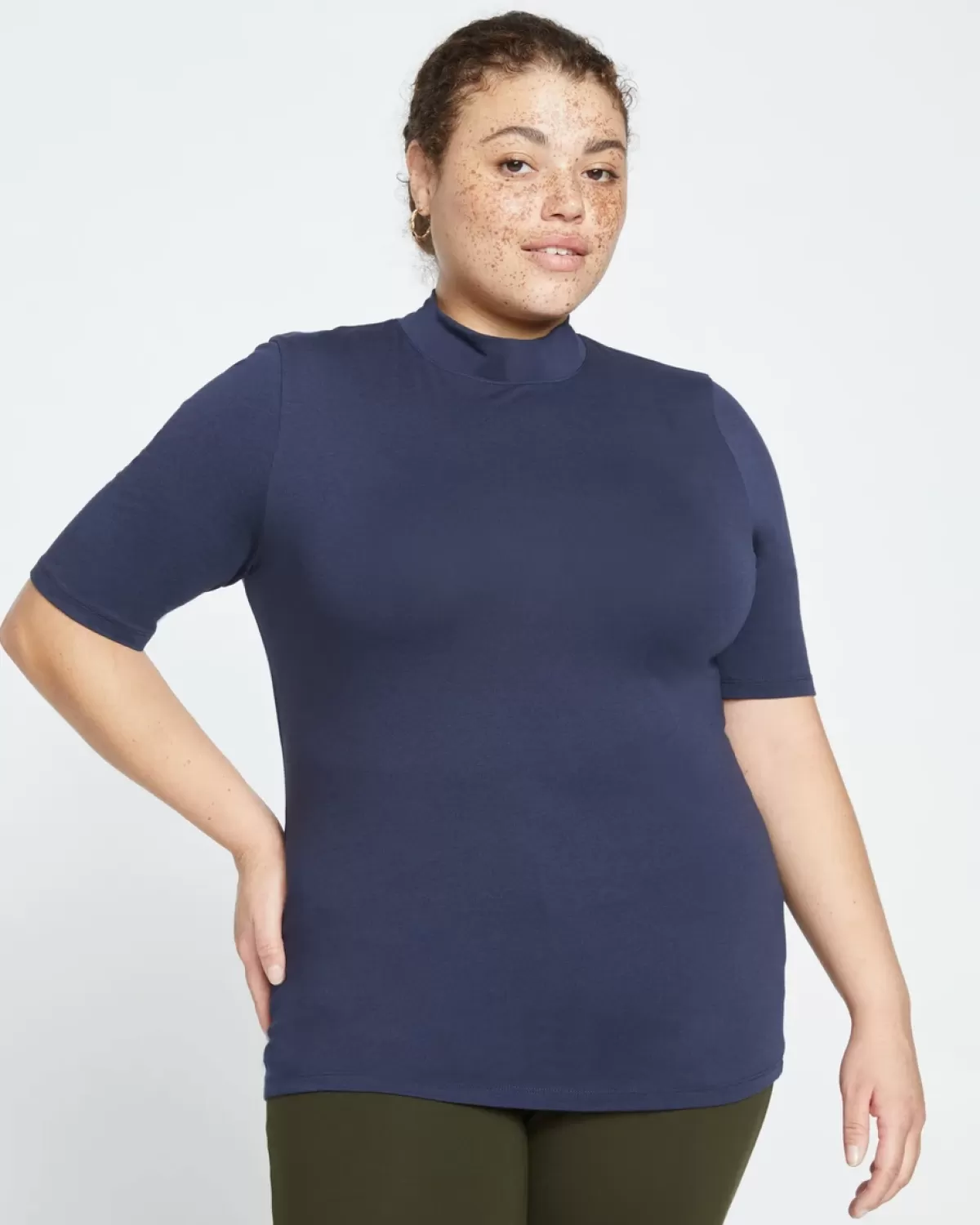 Modern Mock Neck Tee>Universal Standard Clearance