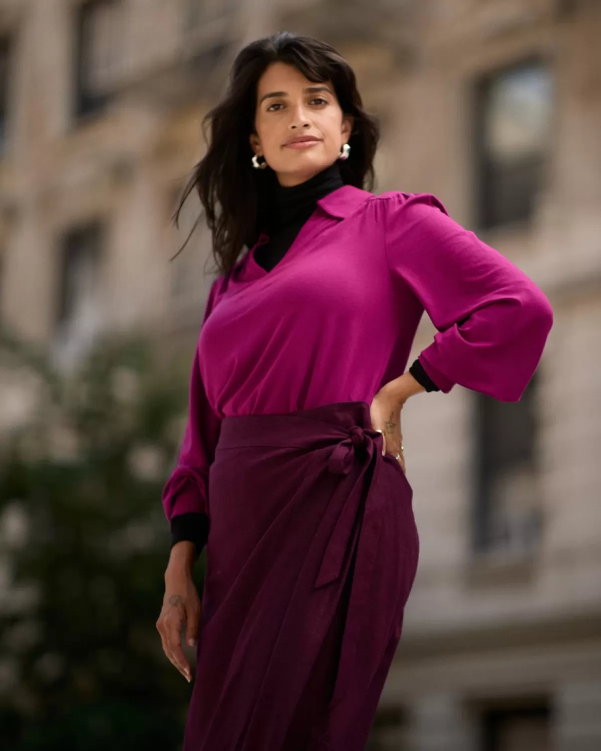 Moore Liquid Jersey Blouse>Universal Standard Discount