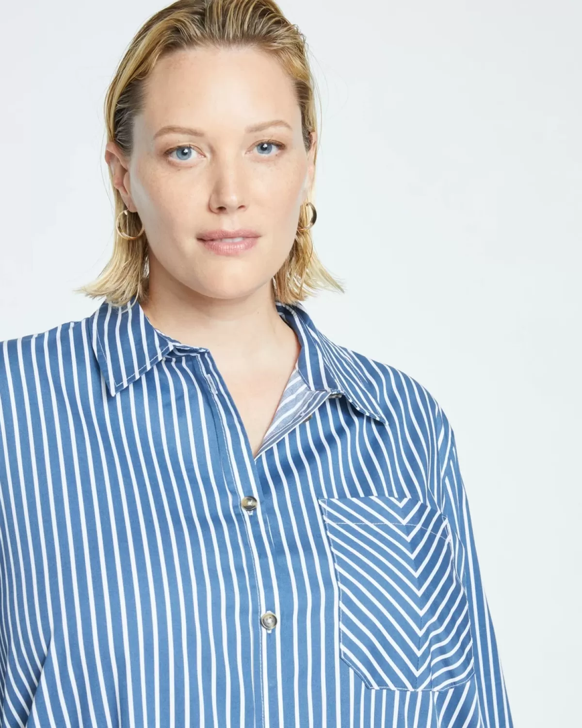 Odeon Stretch Poplin Shirtdress>Universal Standard Online