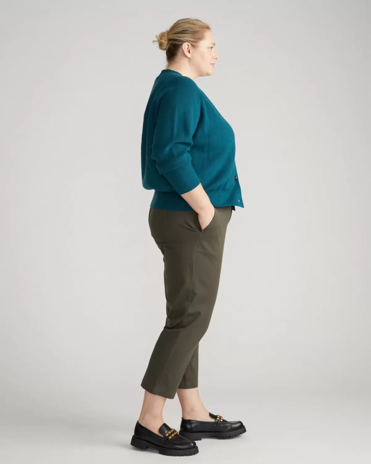 Orchard Stretch Cotton Twill Cropped Chinos>Universal Standard Best Sale