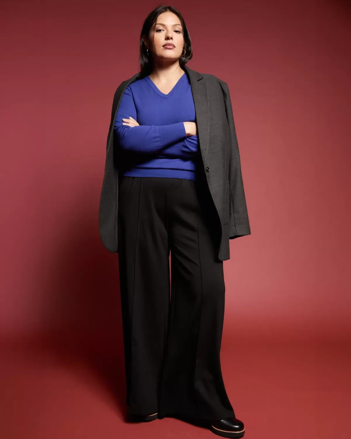 Pam Pintuck Wide Leg Ponte Pants>Universal Standard Shop
