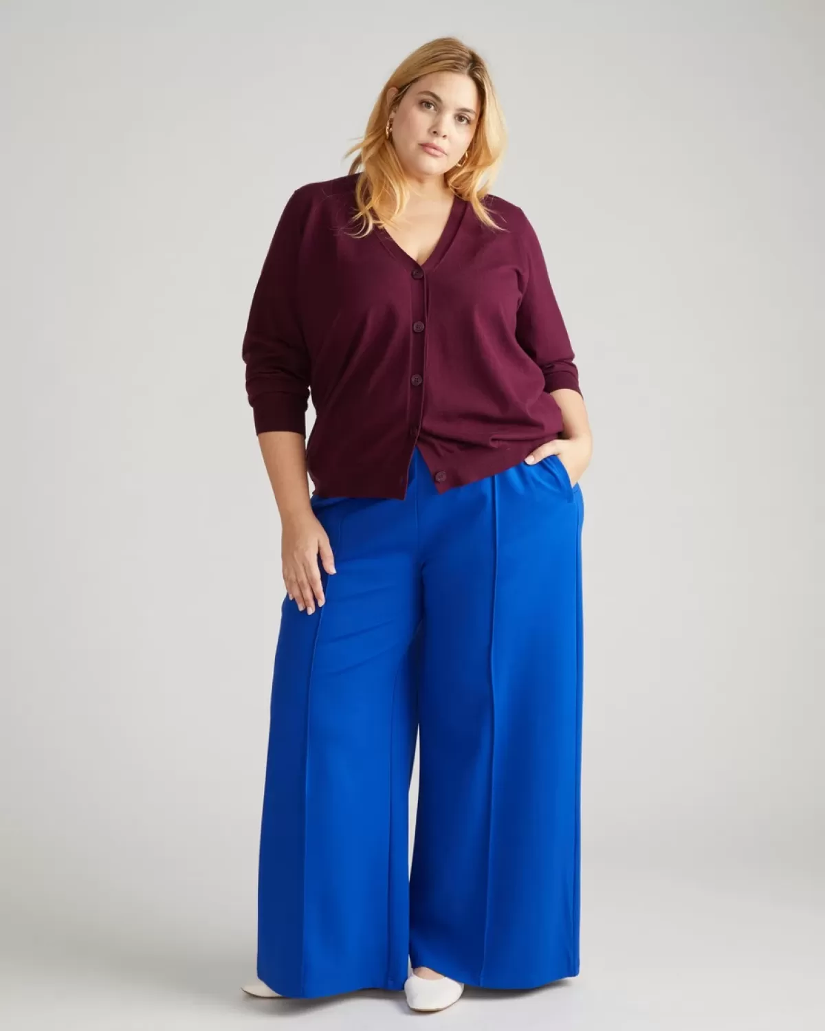 Pam Pintuck Wide Leg Ponte Pants>Universal Standard Cheap