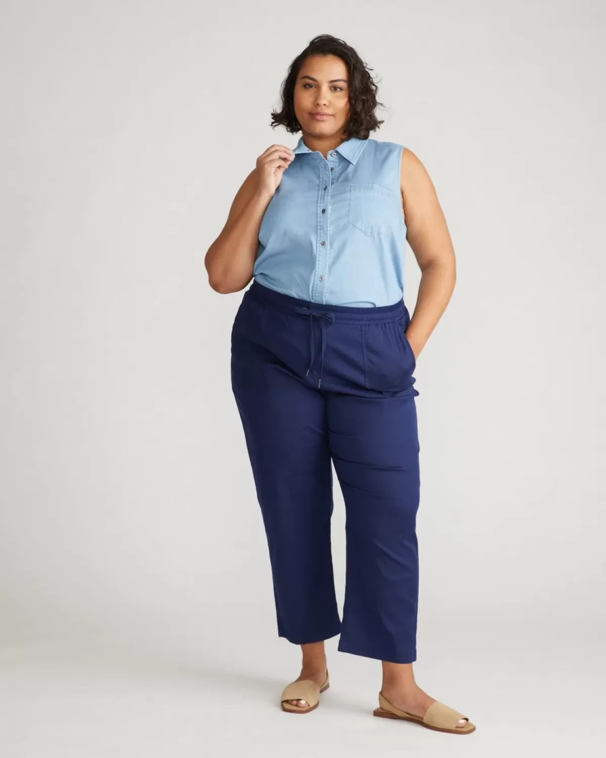 Perfect Tencel Chambray Sleeveless Shirt>Universal Standard Cheap