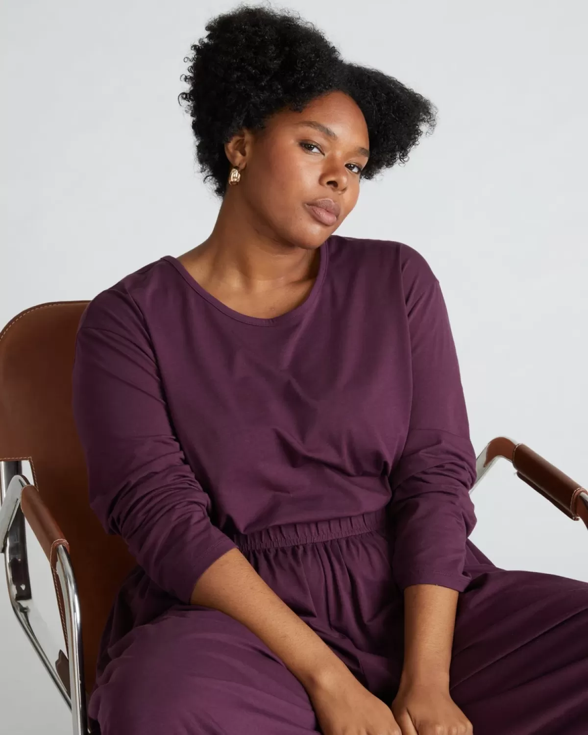Pina Long Sleeve Lounge Tee>Universal Standard Best Sale