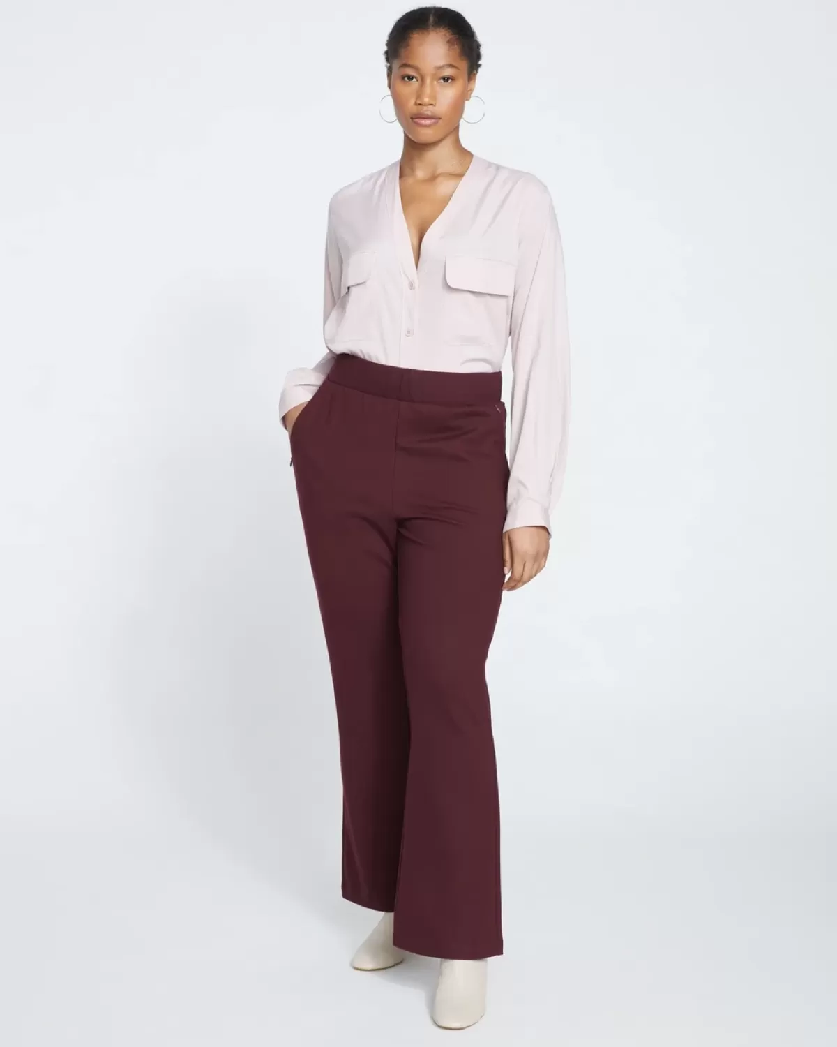 Pull On Bootcut Ponte Pants>Universal Standard Sale