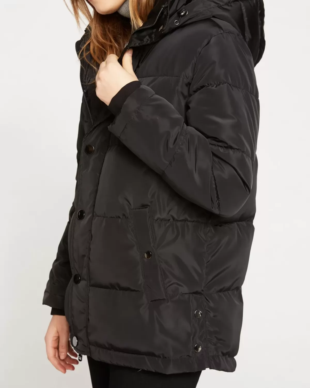 Rainier Short Hooded Puffer>Universal Standard Store