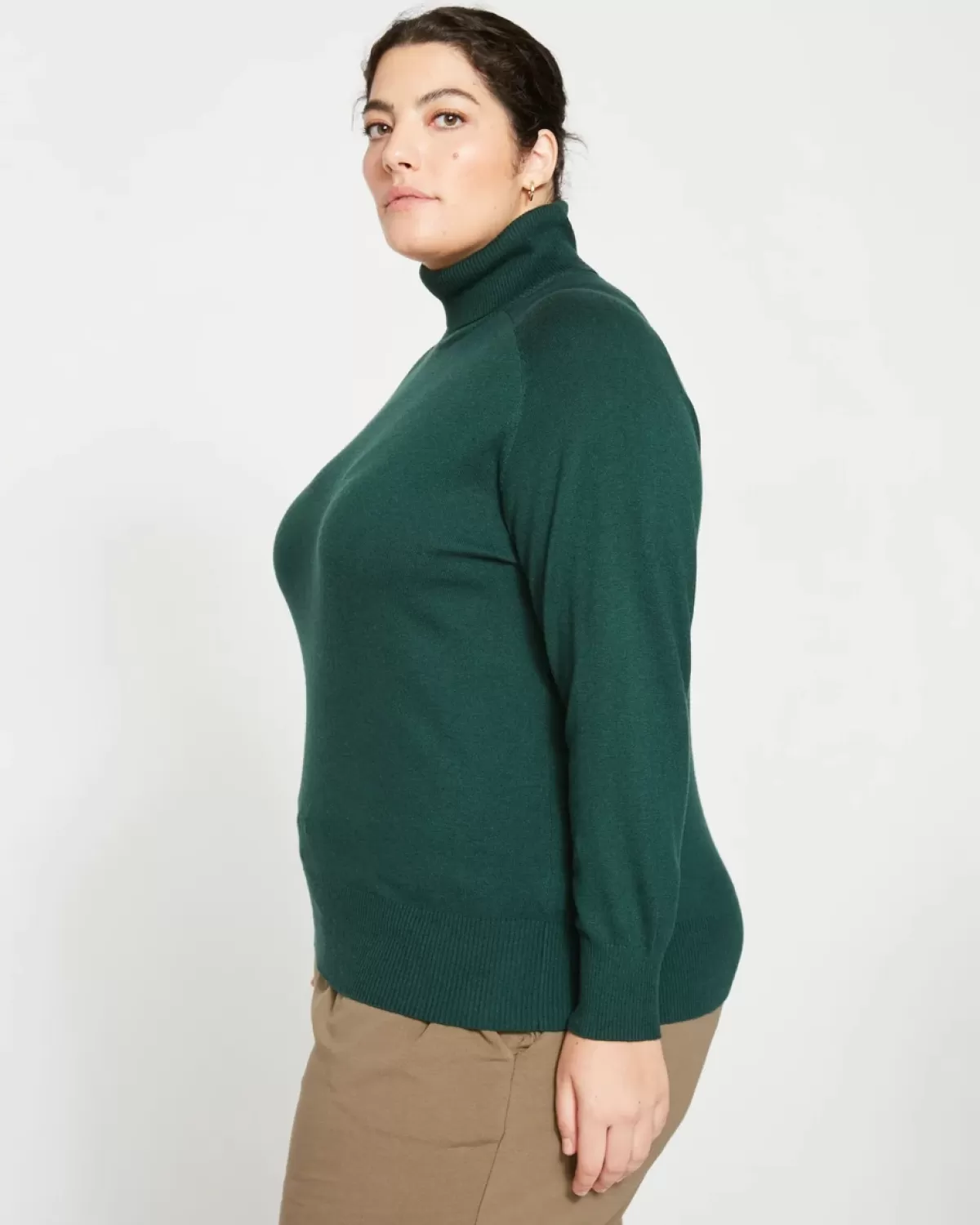 Renee Eco Raglan Turtleneck>Universal Standard Clearance