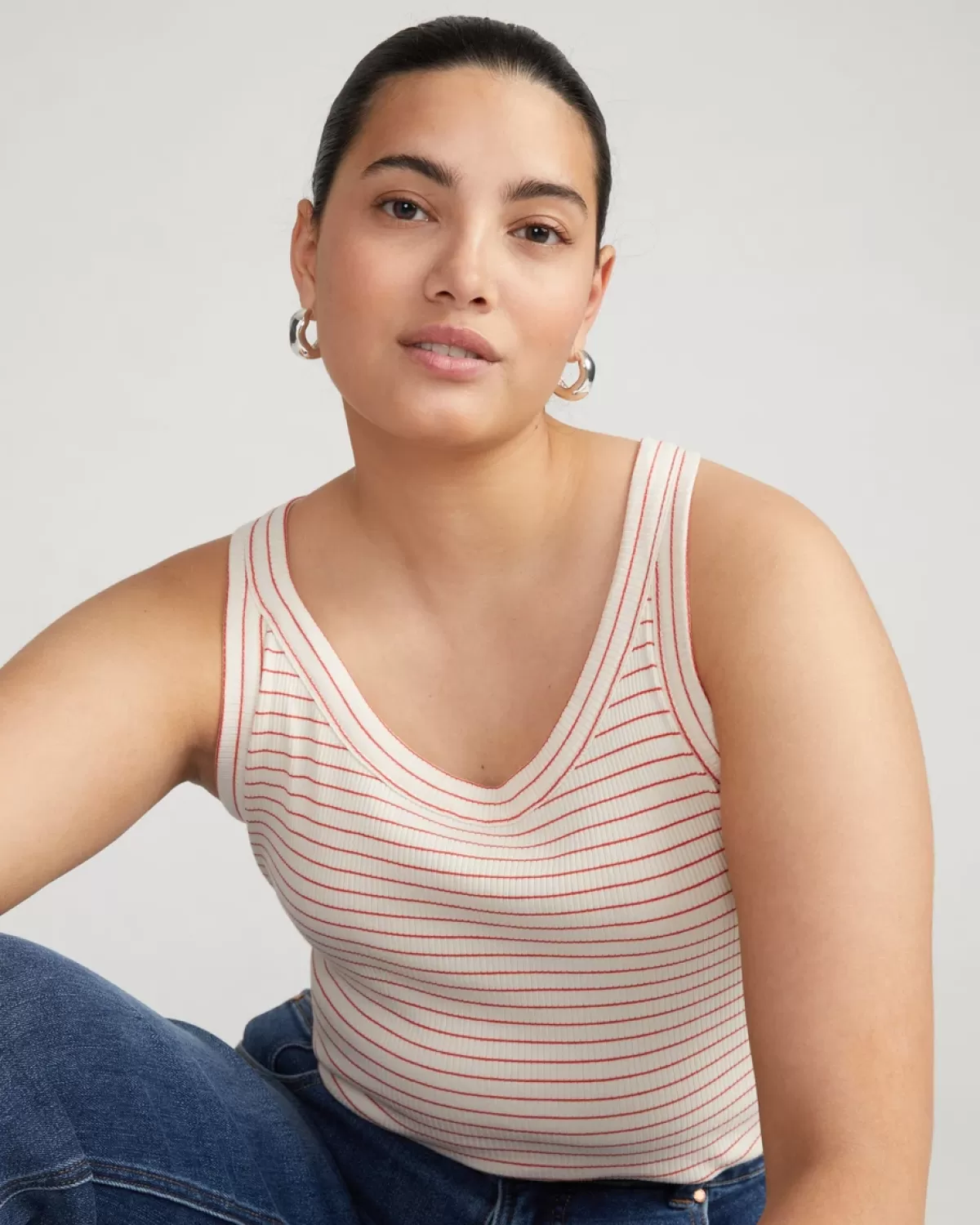 Roitfeld Ribbed Tank>Universal Standard Store