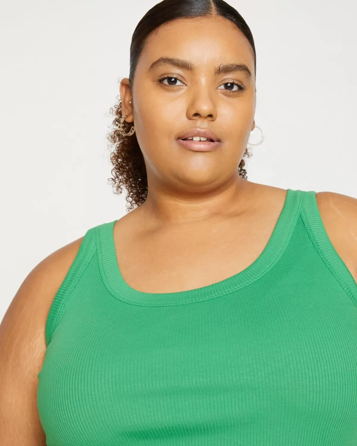 Roitfeld Ribbed Tank>Universal Standard Clearance
